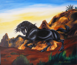 Cheval noir