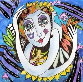 Une fleur sur le coeur