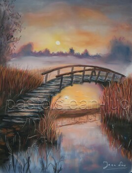 Vieux pont sur le lac