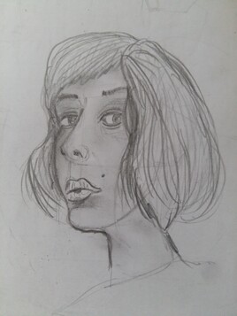 Portrait whistler girl