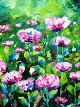 LES PAVOTS AUX JARDIN