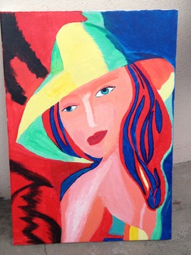 la femme au chapeau