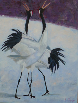 La danse des grues du Japon