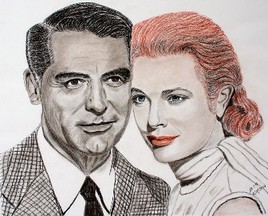 Grace Kelly et Gary Grant