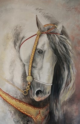 Nuage - cheval pure race espagnol grand format