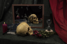 Vanit&eacute; avec bulles