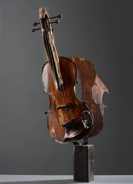 Violon décomposé
