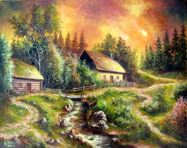 Dans le silence d'un soir d'&eacute;t&eacute;.