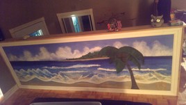 Murale "La plage et la mer"