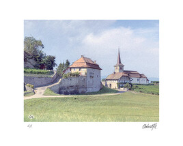 Le ch&acirc;teau de Font/FR Suisse