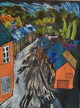 Moncontour, vu de la Place de la Carri&egrave;re.