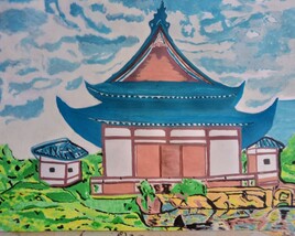 Temple-et-maison de th&eacute; japonais ?