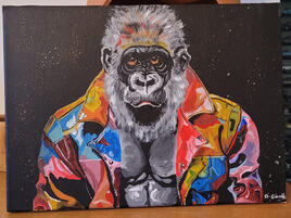 Le gorille en blouson
