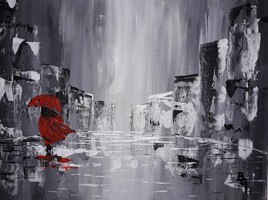 Citadine dans la nuit