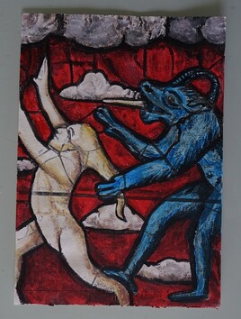 bl - peinture - les ouvrieres du diable - chapelle ND de kergoat - quemeneven