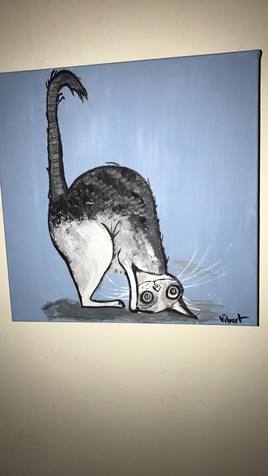 Chat renvers&eacute;