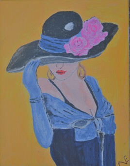La dame au chapeau à fleurs