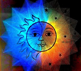 le soleil a rendez vous avec la lune