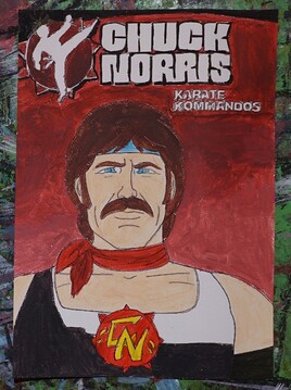 bl - peinture - Chuck Norris Karate Kommandos