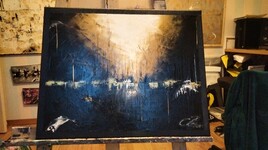 Peinture à l'huile 60,5x46 VENDU