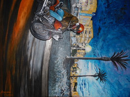 Nocturne moto &agrave; St Cyprien