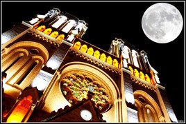 L &eacute;glise de la super lune