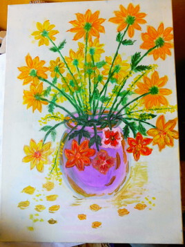 vase et ses fleurs