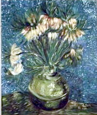 le vase aux fritilaires d'après van Gogh