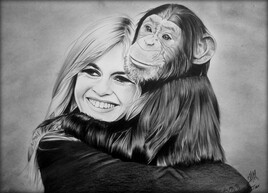 Dessin brigitte bardot