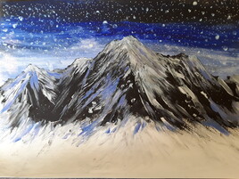 Montagnes en peinture