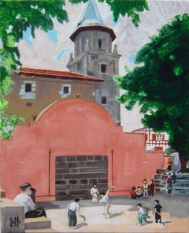 Le fronton d'Aïnoha