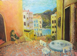 Corse le village de calvi