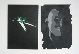 Sim Ili Art (Green & Grey)