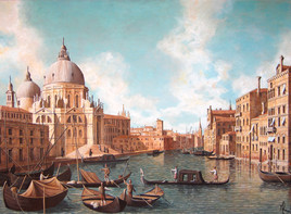 Venise - L'entrée du Grand Canal