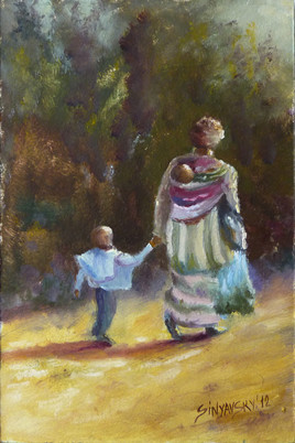 En revenant du magazin