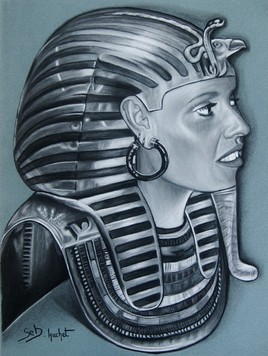 Portrait en Toutankhamon