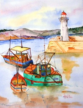 entr&eacute;e du port