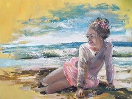 Une fille et la mer