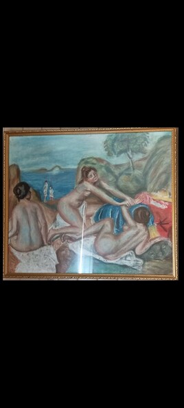 Les baigneuse aux crabes ???? d'après renoir