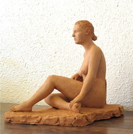 &eacute;tude de nu accoud&eacute;