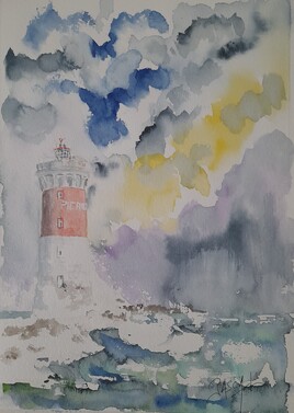 La tempête fait rage.