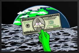 UN BILLET SUR LA LUNE