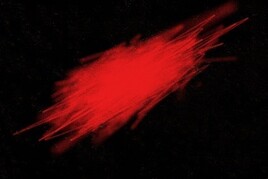 peinture abstraite / abstract painting - ref. 038  (92x65cm)