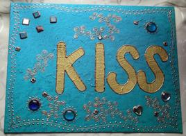Bleu Iridescent - Kiss