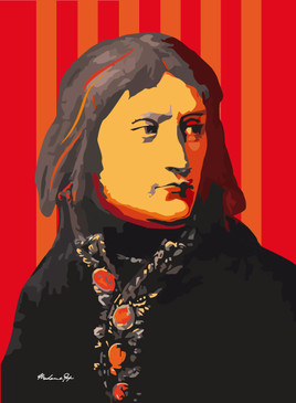 Portrait de Bonaparte, pop art