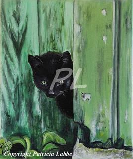 Le chat noir (VENDU)