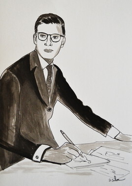 Yves Saint Laurent &agrave; 21 ans