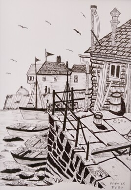 Le port &agrave; l'abandon