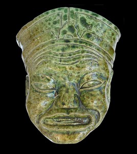 DIEU DU SOL GRES VERT CRAQUELE