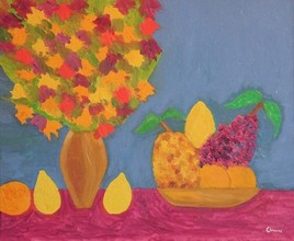 "Bouquet à l'Ananas et aux Raisins" (H1484)